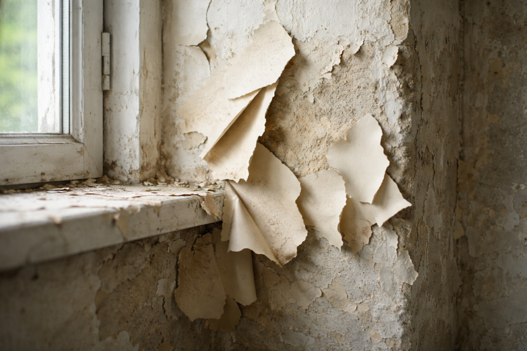 Waarom bladdert de verf op mijn muur? Veelvoorkomende oorzaken en wat te doen