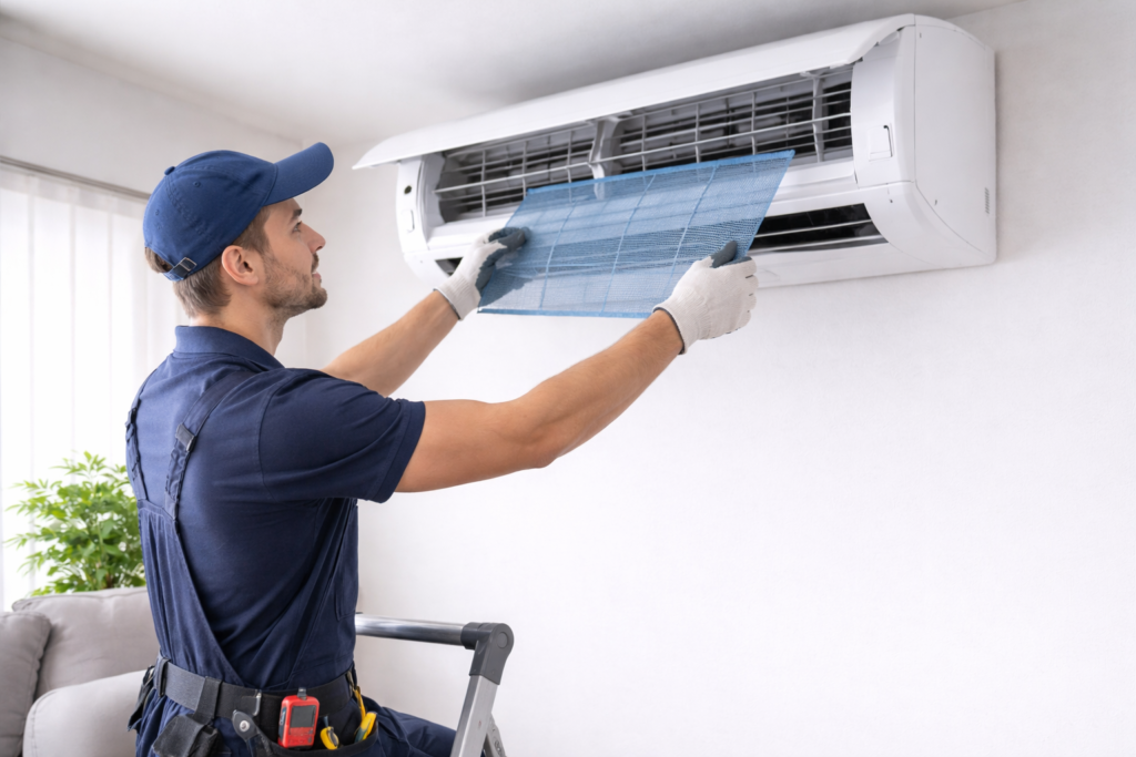 Mantenimiento de aire acondicionado, frecuencia de servicio